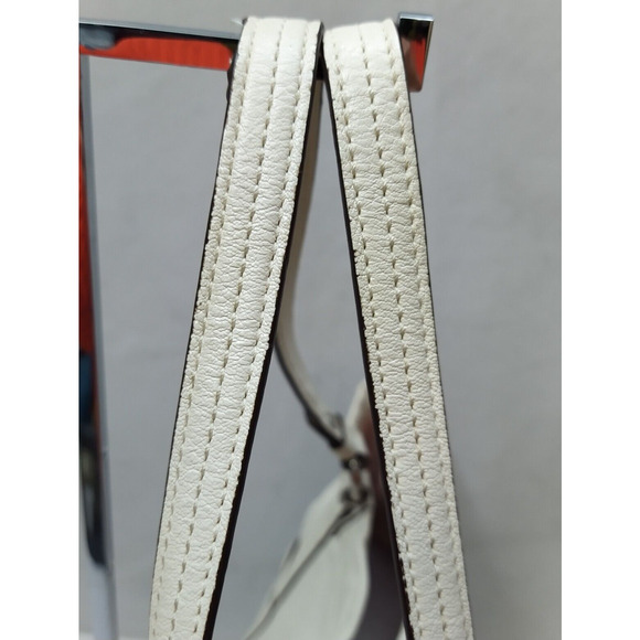 Coach Audrey White Leather Double Handle Large Tote Shoulder Bag - Picture 6 of 16